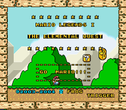 Mario Legends I - Elemental Quest (SMW1 Hack)